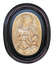 Virgen con Niño Óvalo