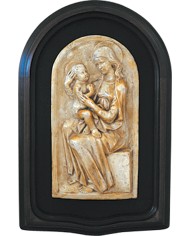 Virgen con Niño Óvalo