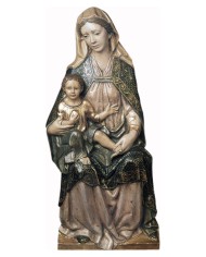 Virgen con Niño Peana Redonda