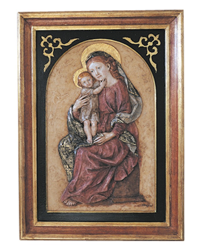Virgen Relieve con Niño
