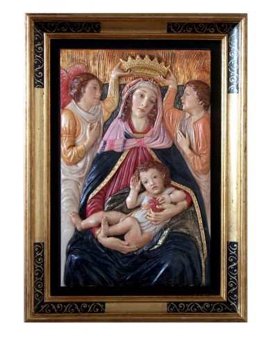 Virgen Central con Granada de Botticelli Virgen Central con Granada de Botticelli