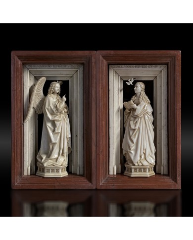 Escultura-díptico-de-la-anuciación-de-Jan-Van-Eyck-vista-lateral-derecha Escultura-díptico-de-la-anuciación-de-Jan-Van-Eyck-vista-lateral-derecha