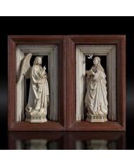 Escultura-díptico-de-la-anuciación-de-Jan-Van-Eyck-vista-lateral-derecha